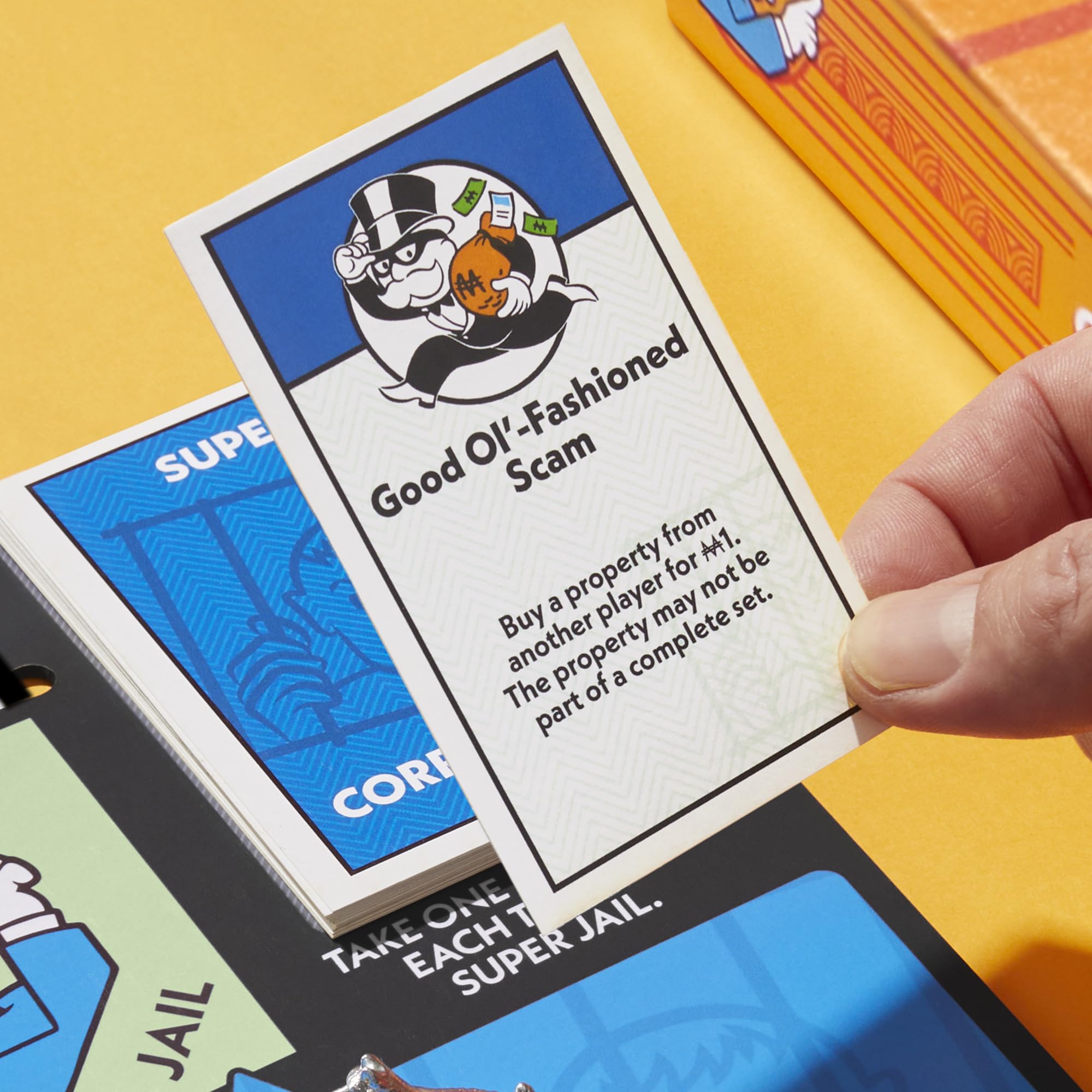 Monopoly Go to Jail Expansion | Add More Fun to Classic Monopoly Game and Play Faster | Ages 8+ | 2-6 Players | 40 Mins. | Family Board Games