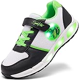 Toddler Light Up Shoes Boys Girls Breathable LED Glowing Luminous Tennis Sneakers for Outdoor Sport(Little/Big Kid)