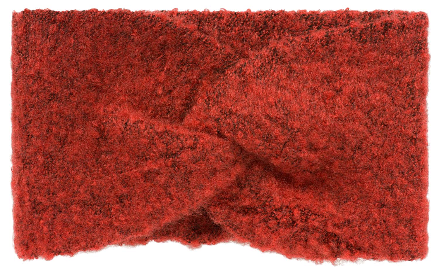styleBREAKER Women Fine knit headband lightly mottled with twist knots, warm winter hair band woven fabric, headband 04026052, Colour:Orange