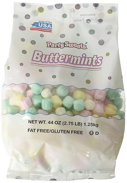 HOSPITALITY PASTEL BUTTERMINTS LARGE 2.75 LB. BAG, MADE IN AMERICA
