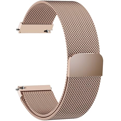 Fullmosa 19mm Uhrenarmband, Smart Watch Ersatzband kompatibel für 14mm Armband Damen&Herren,19mm Gold