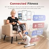 Sunny Health & Fitness Under Desk Pedal Exerciser White SF- view 6