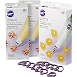 Wilton Disposable Decorating Bags Set, 12-Inch and 16-Inch Disposable Decorating Bags and Icing Bag Ties