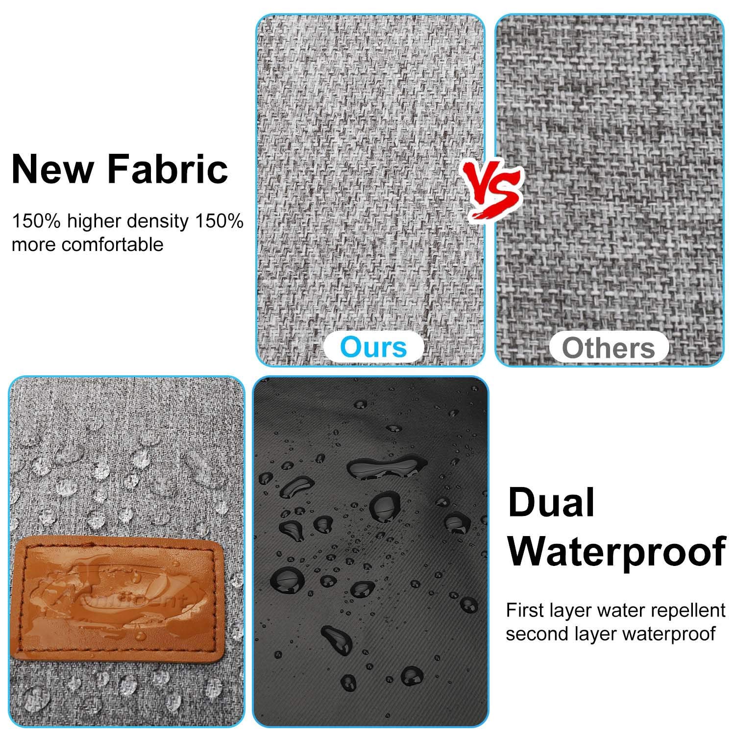 Computer Backpacks for Laptops 15.6 Inch, Padded Travel Laptop Backpack for Women Men, Water Resistant Large Capacity Daypack Bookbag Rucksack for College High School Student Work Business Bag- Grey