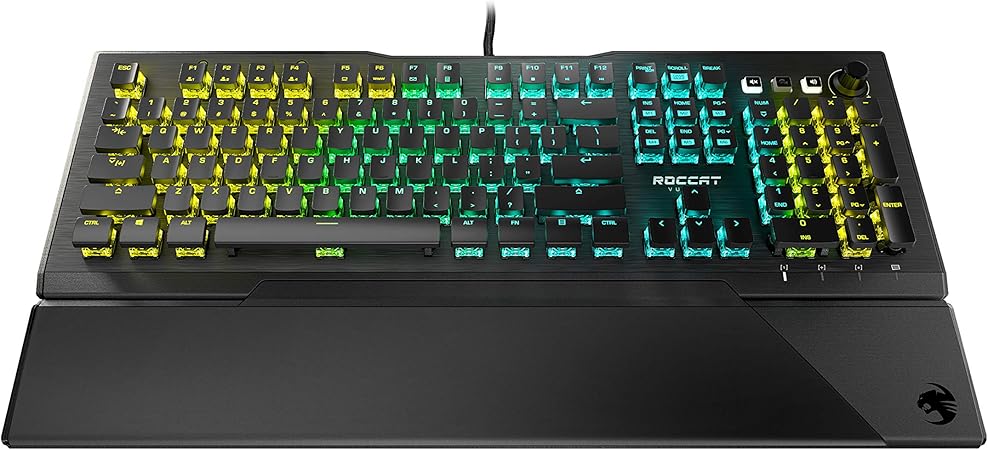 Amazon Com Roccat Vulcan Pro Optical Rgb Gaming Keyboard Tactile Black Roc 12 102 Computers Accessories