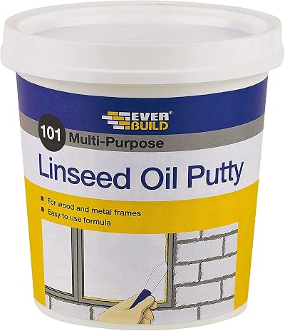 Everbuild 101 Multi-Purpose Linseed Oil Putty Brown 1kg