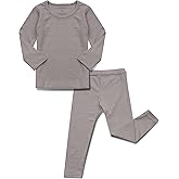 AVAUMA Baby Boys Girls Pajama Set Kids Toddler Snug fit Ribbed Sleepwear pjs for Daily Life Style