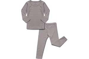 AVAUMA Baby Boys Girls Pajama Set Kids Toddler Snug fit Ribbed Sleepwear pjs for Daily Life Style
