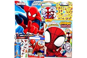 BENDON Amazing Spidey Spiderman Superhero Coloring Activity Set Bundle with Coloring Books, Stickers, Imagine Ink Coloring Book and More