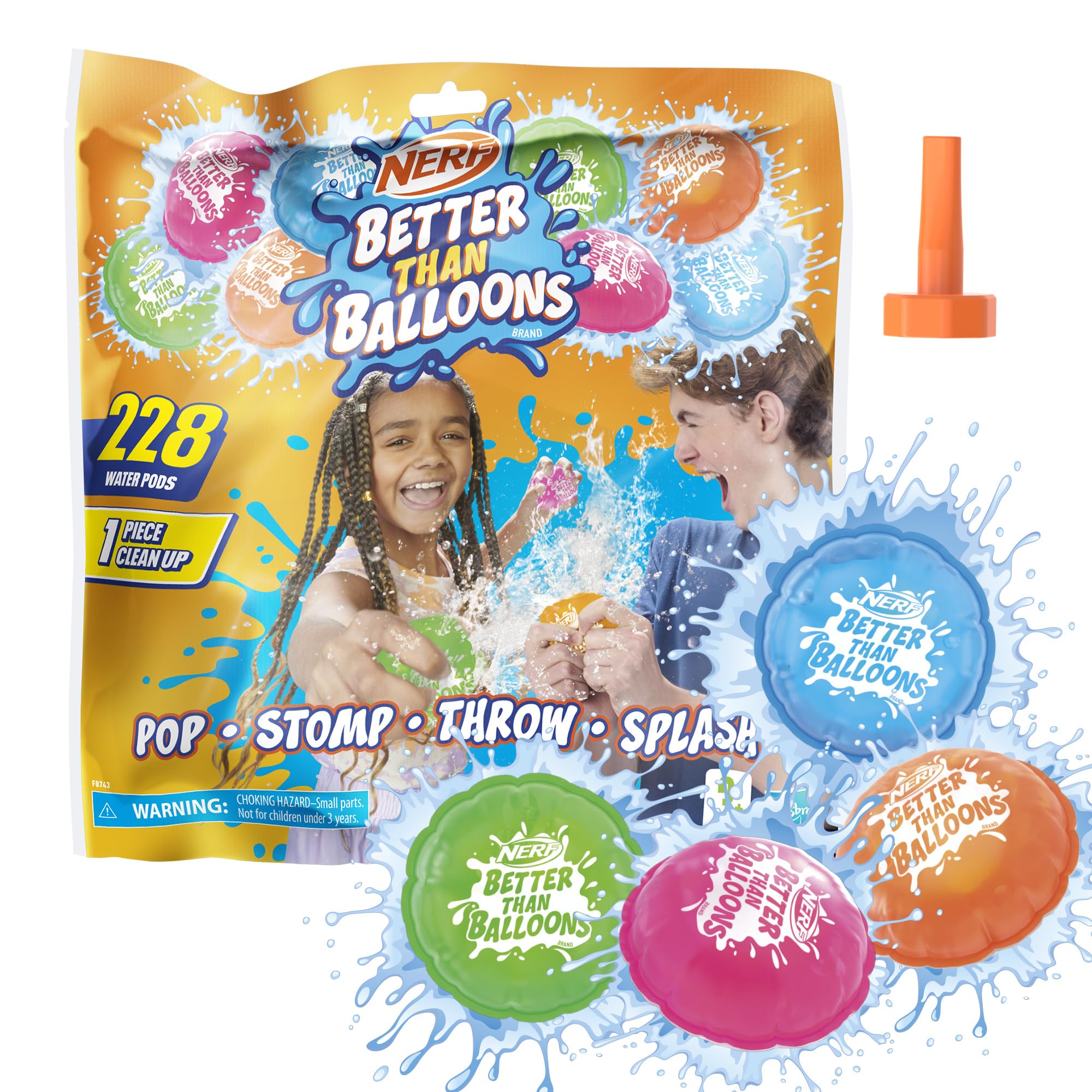 Nerf Better Than Balloons Water Toys 228 Pods