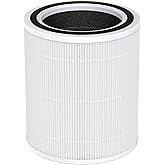 Purivortex AC400 Air Purifiers Multi-Effect HEPA Replacement Filter, 3-in-1 Filter, White