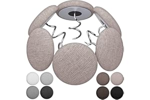 MAICOBI Bed Skirts Pins,Flax Covered Button Twist Pins,Sofa Cover Twist Pins,for Bed Skirts,Upholstery Pins,Armchair Caddies,Armrest Covers (12, Light Brown)