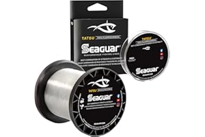 Seaguar Tatsu Fishing Line for Casting, & Live Bait, 100% Fluorocarbon, Clear, Multiple Sizes