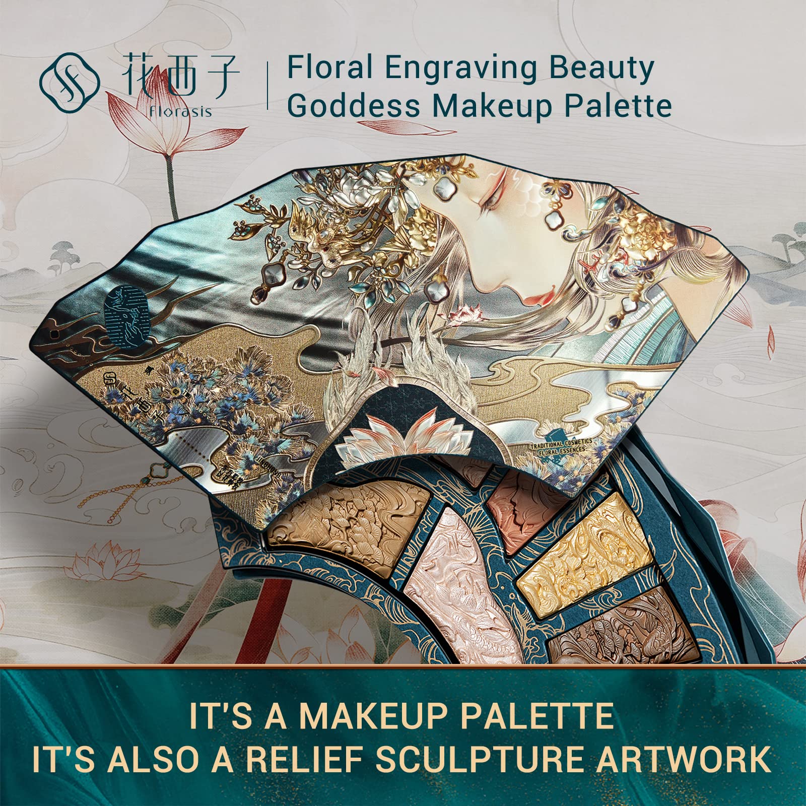 FLORASIS Floral Engraving Odey Makeup Palette (The First Sight)