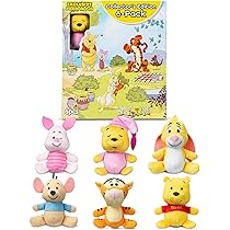 Micro Teenies Winnie The Pooh & Pals 6-Pack Treasure Box, Figures
