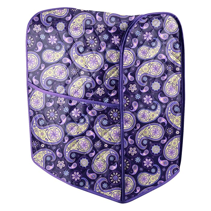 Kitchen Aid Mixer Cover with Pockets, Compatible 4.5-6 Quart Kitchen Aid Organizer Bag for Kitchenaid Mixer, Cover Compatible for Kitchenaid Stand Mixer TFC368