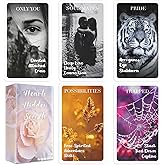 Knana Hearts Hidden Secrets Oracle Cards, Twin Flame Love Oracle Cards, Oracle Deck for Beginner, Help Their Unlock The True Face of Your Heart