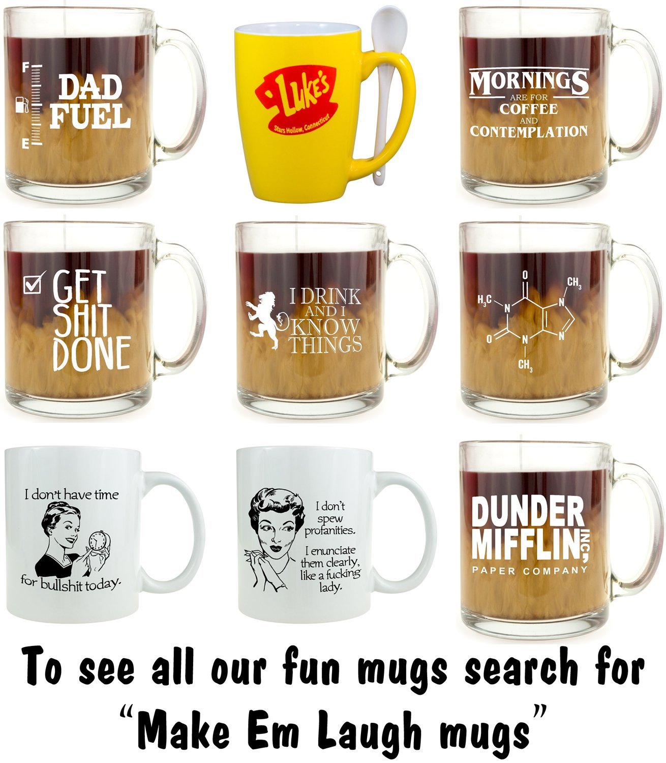 Funny Coffee Mugs Glass Coffee Mug Makes a Great Gift for Fans of The IT Crowd Have You Tried Turning it Off and On Again 