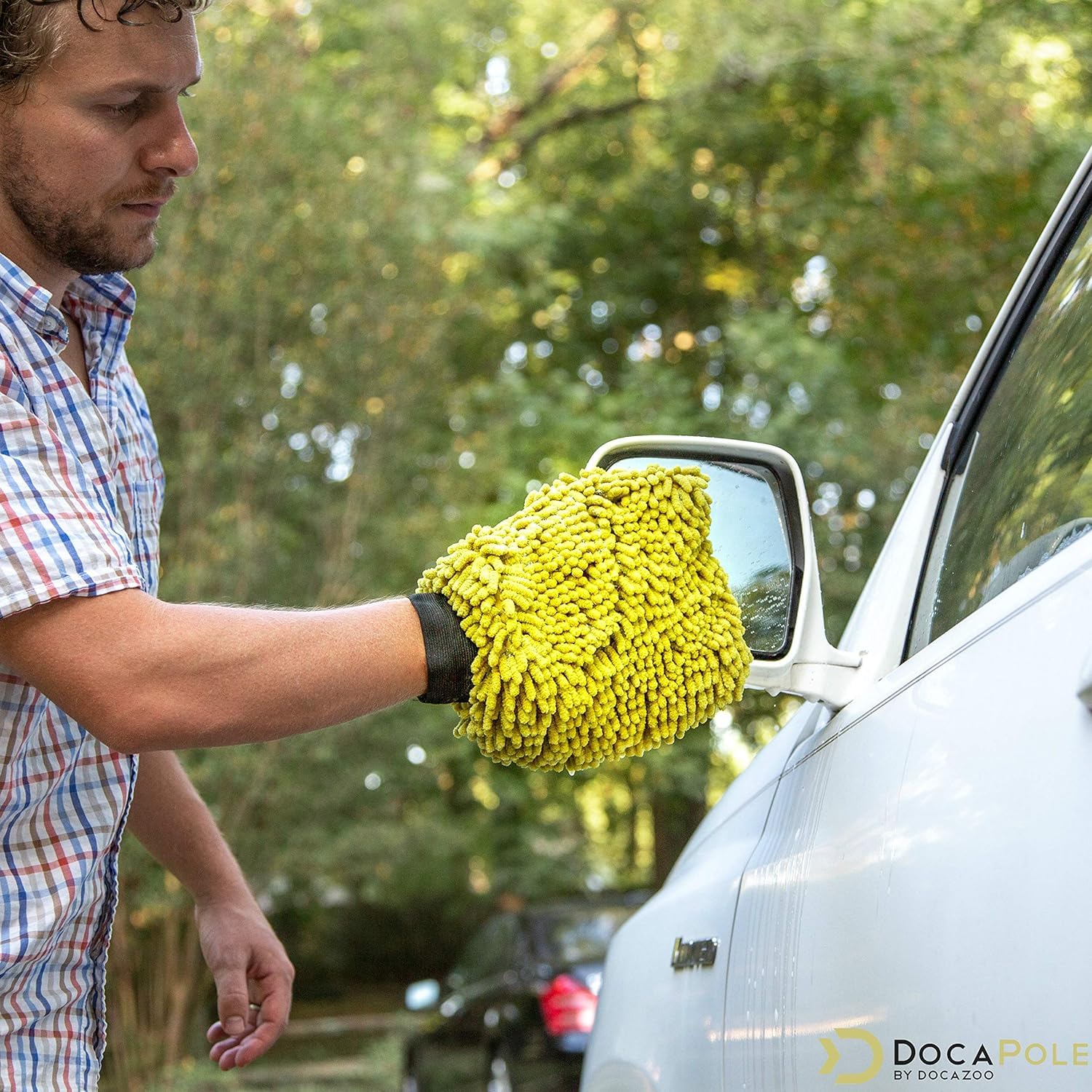 DOCA Car Wash Equipment - Car Wash Kit 5-12 Ft - Other Options Include Mop, Squeegee, Mitt, Soft Bristle Brush with or Without Long Handle Extension Pole