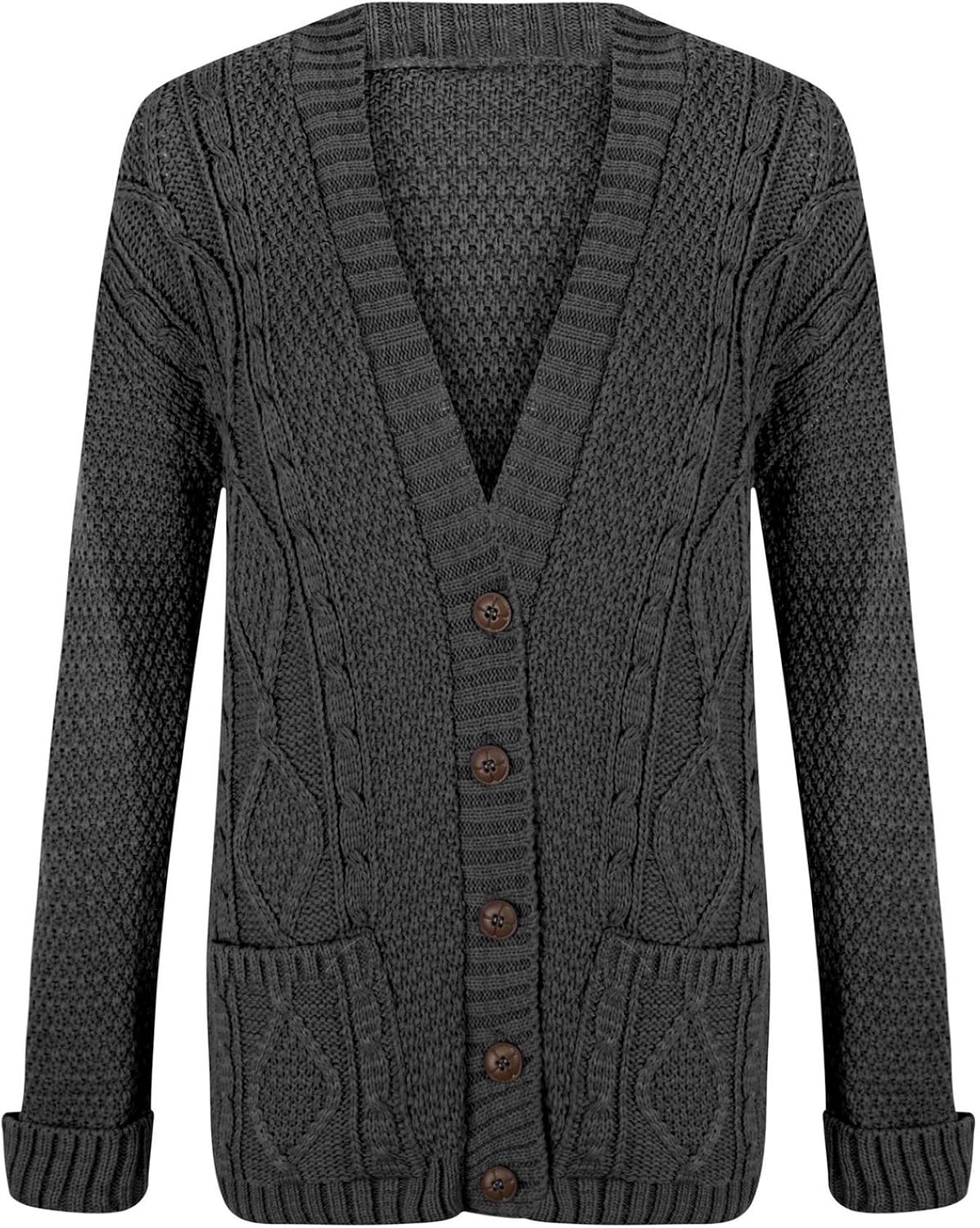 dark gray cardigan