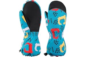 RunRRIn Kids Mittens - Waterproof Warm Winter Gloves for Boys and Girls, Thermal Insulated for Snow Play & Cold Weather