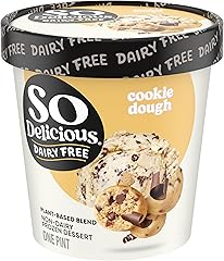 So Delicious Dairy Free Coconutmilk Frozen Dessert, Cookie Dough, Vegan, Non-GMO Project Verified, 1 Pint