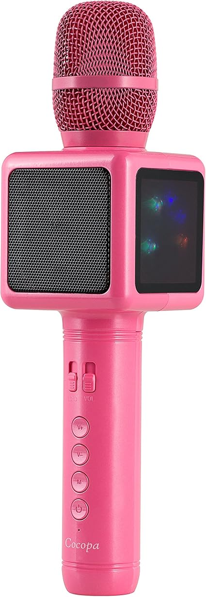handheld microphone with built in speaker