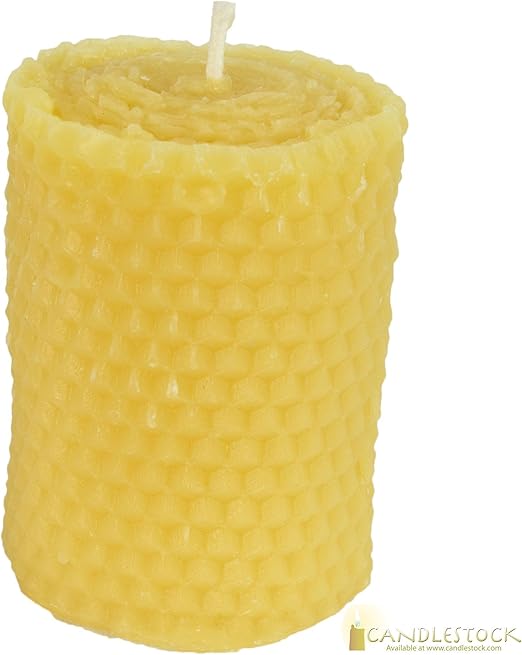 Beeswax Pillar Candle 2x2.5 Home & Kitchen
