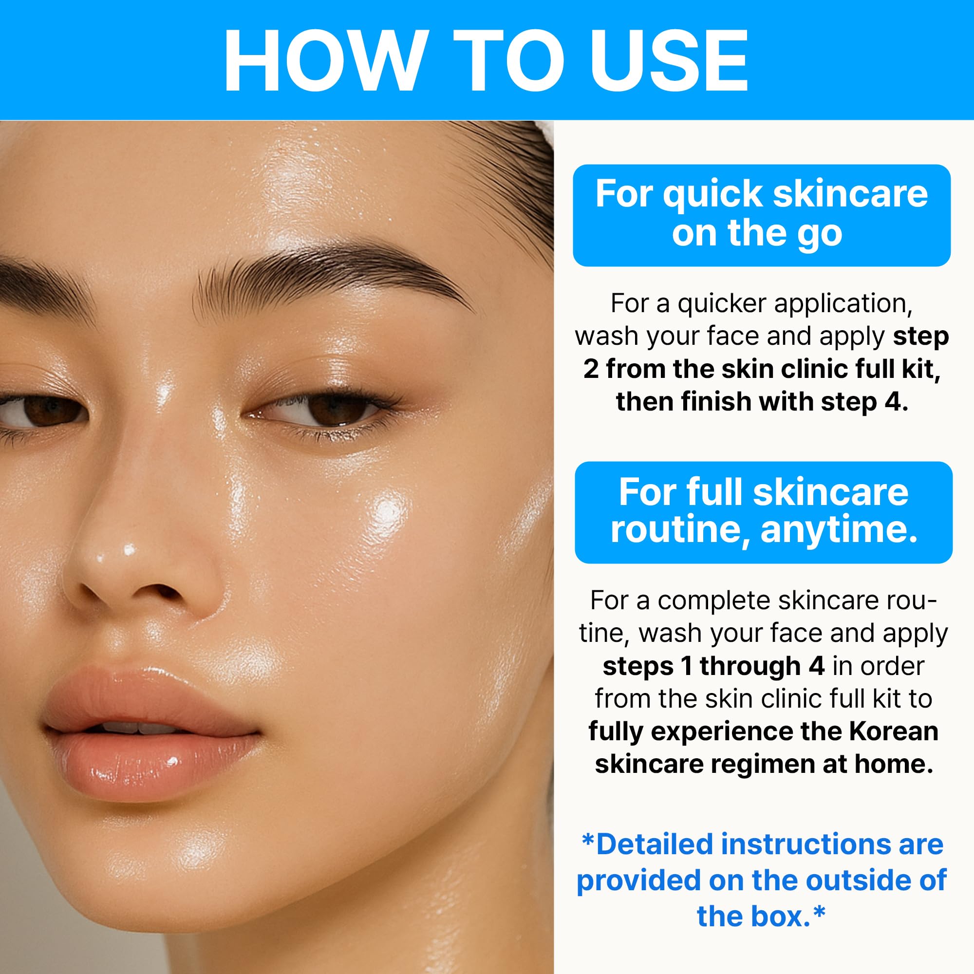 CLIONE PRIME Korean Skin Care Set For Women - Gift For Women Korean Anti Aging Skin Care Products Lifting, Firmness & Hydration Essence, Mask, Booster & Ampoule Set for Radiant Smooth Looking Skin
