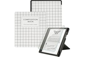 PROTYCOVER Stand Case Compatible with Kindle Scirbe, Includes a Screen Protector, Premium PU Leather Cover with Auto Sleep/Wake for 10.2 Inch Kindle Scribe (2022/2024 Release), Nordic Style