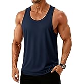 TACVASEN Men's Workout Tank Tops Y-Back Quick Dry Muscle Shirts Gym Athletic Fitness Tank Sleeveless Summer UPF 50+ T Shirt