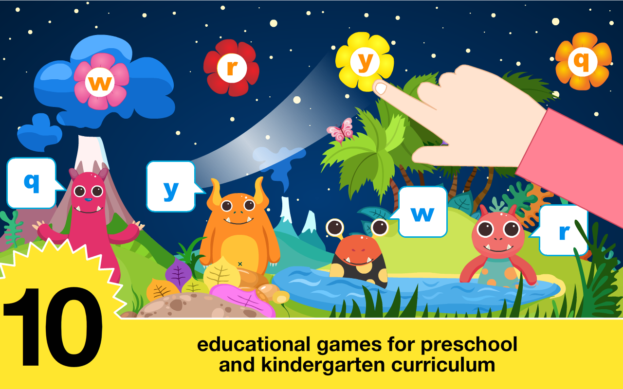 Preschool All In One Learning: Basic Skills Space Learning Adventure A to Z: Learn to Read Letters, Tracing, Numbers, Coloring Book, Shapes and Colors - Educational Toy for Baby, Toddler & Kindergarten Explorers by Abby Monkey® Kids Clubhouse Games - Thumbnail 3