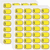 560 Pcs Garage Sale Stickers, Removable Yard Sale Price Stickers, Garage Sale Signs &amp; Price Tags with Space to Write, Waterproof Oil Proof Anti-Wear Price Tag Stickers for Flea Market(2.25" x 1.5")