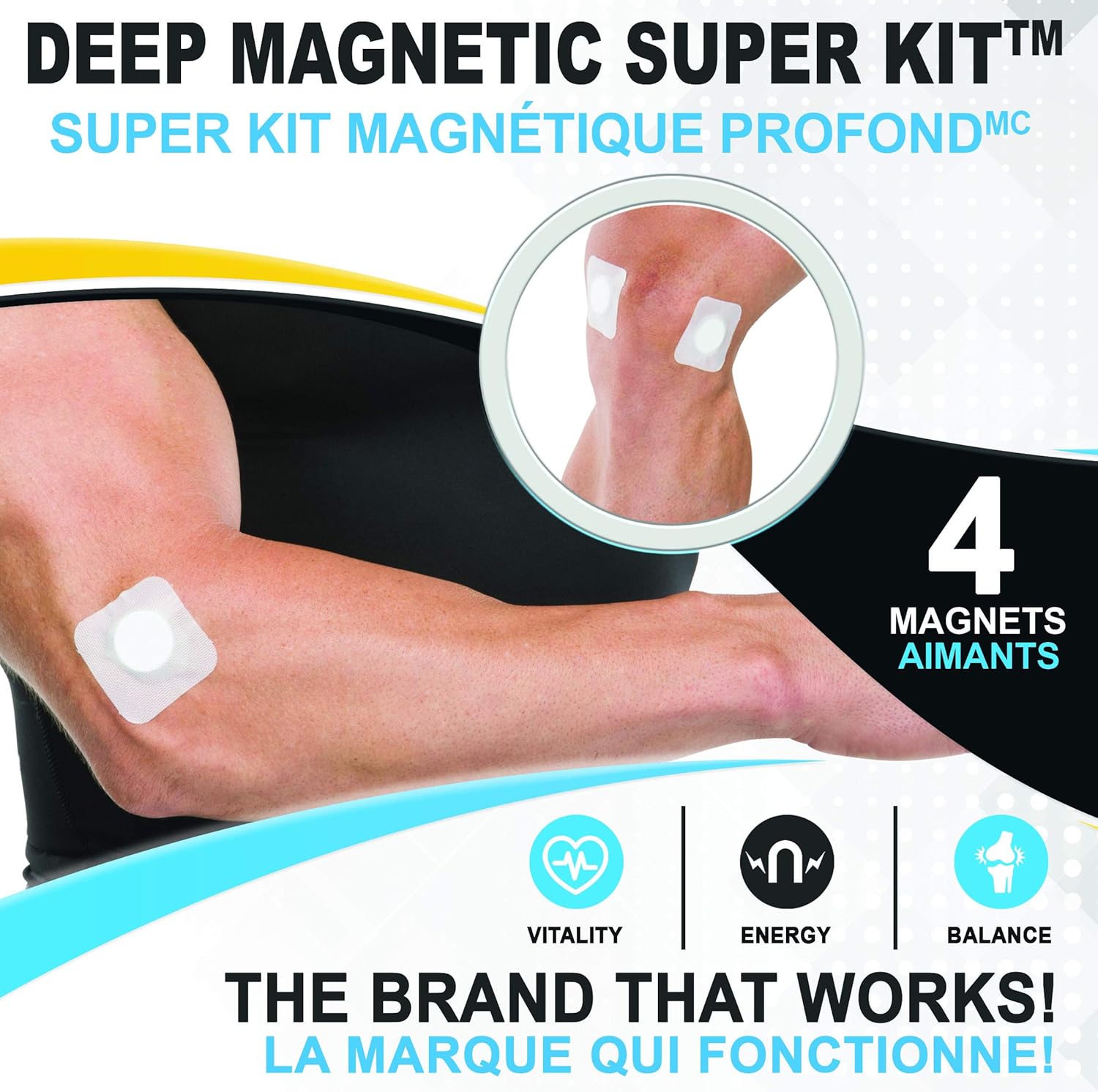 Serenity2000 Deep Magnetic Therapy Spot Magnet Super Kit - Contains 4 Powerful Magnets, 10,000 Gauss Per Magnet.: Health & Personal Care
