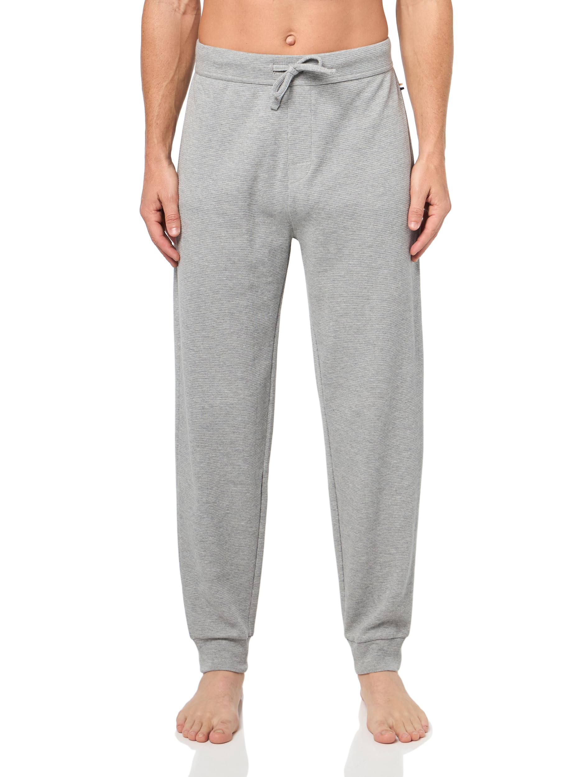 BOSS, Waffle Cotton Cuffed Sweatpants, high rise, XXL