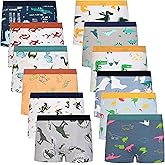 Cczmfeas Boys Kids Soft Cotton Fashion Boxer Briefs Toddler Breathable Underwear