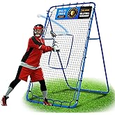 Volleyball Lacrosse Rebound Net Pro, WINTHAI Lacrosse Rebounder for Backyard, 7x4FT/6x4FT/4x4FT Bounce Back Net with Target Strike Zone, Easy Quick Setup, Volleyball Baseball Softball Soccer Training