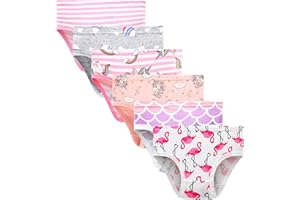 KikizYe Toddler Soft Cotton Panties Little Big Girls Undies Assorted Underwear