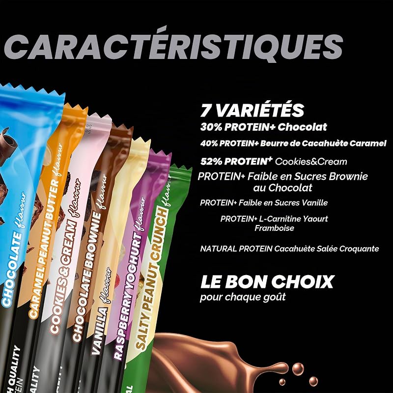 - Protein Multiflavour Box - 14 barres Powerbar - Boîte assortie