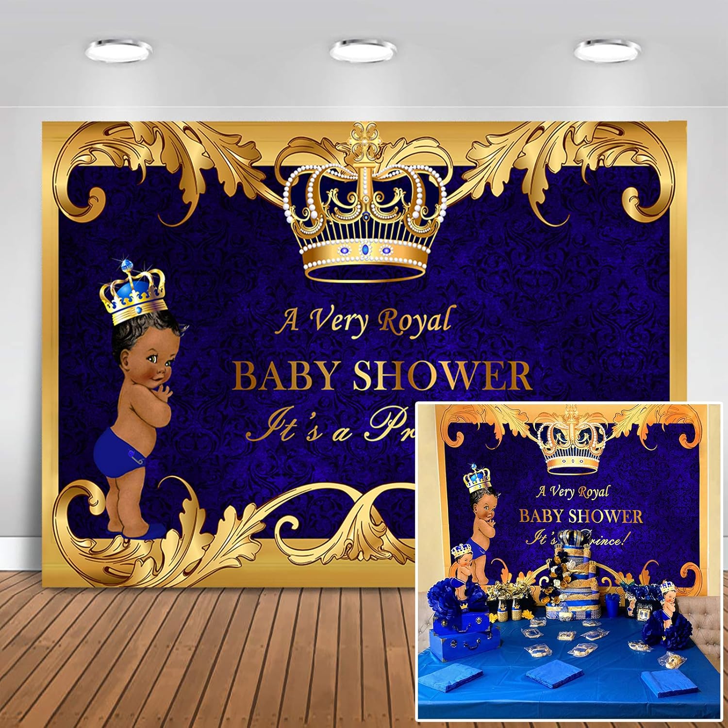 Mehofoto Royal Prince Baby Shower Backdrop Black Boy Amazonin Electronics Mehofoto Royal Prince Baby Shower Backdrop Black Boy Amazonin Electronics
