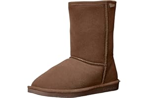 BEARPAW Emma Short Women's Classic Winter Slip On Boots, Lightweight Suede Boots, Multiple Colors