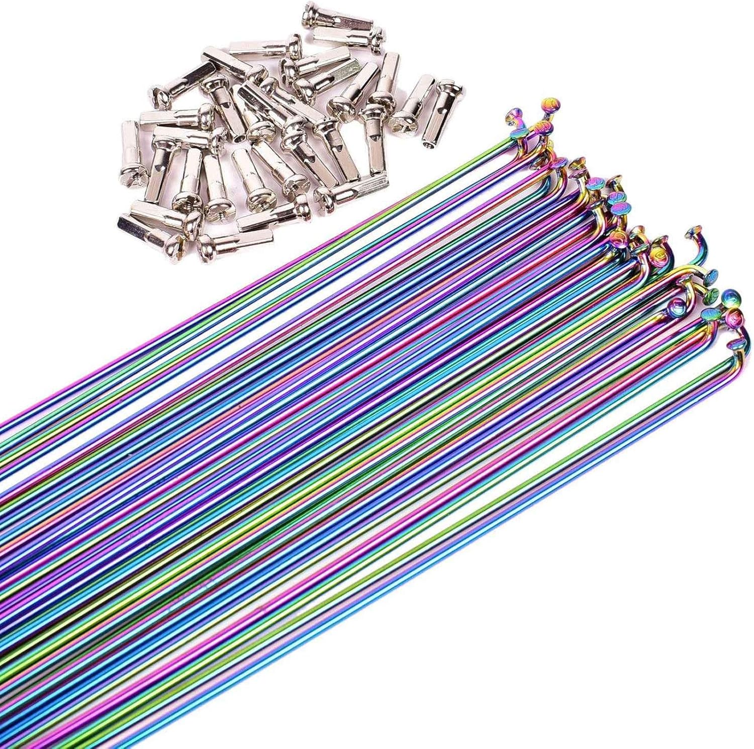 rainbow mtb spokes