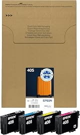 Epson 405 Suitcase Genuine Multipack Four Color Ink Cartridges DURABrite Ultra