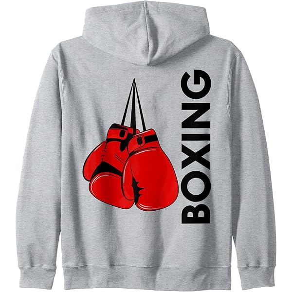 Amazon.com: Boxing Gloves Boxer Zip Hoodie : Clothing, Shoes & Jewelry