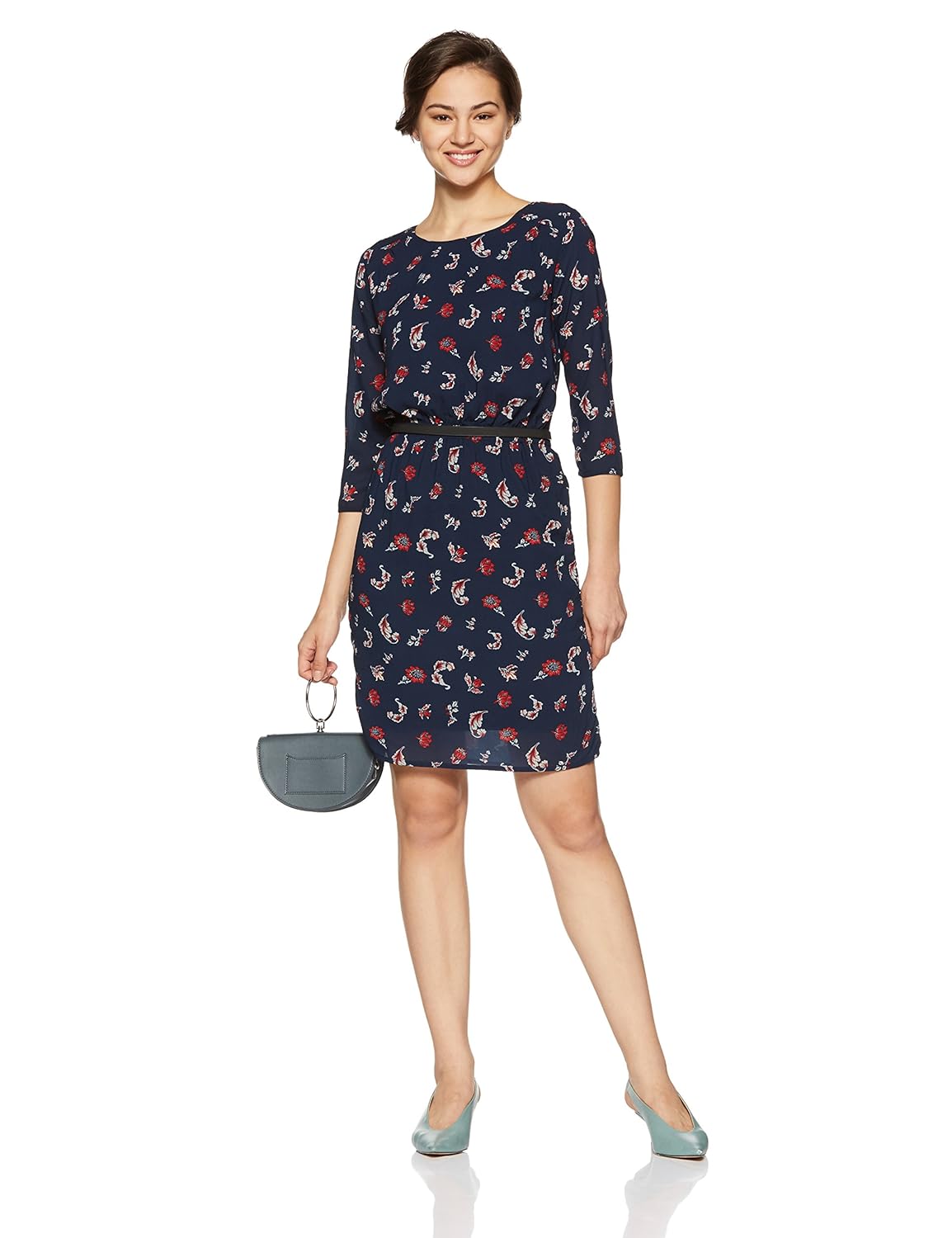 arrow woman pleated dress