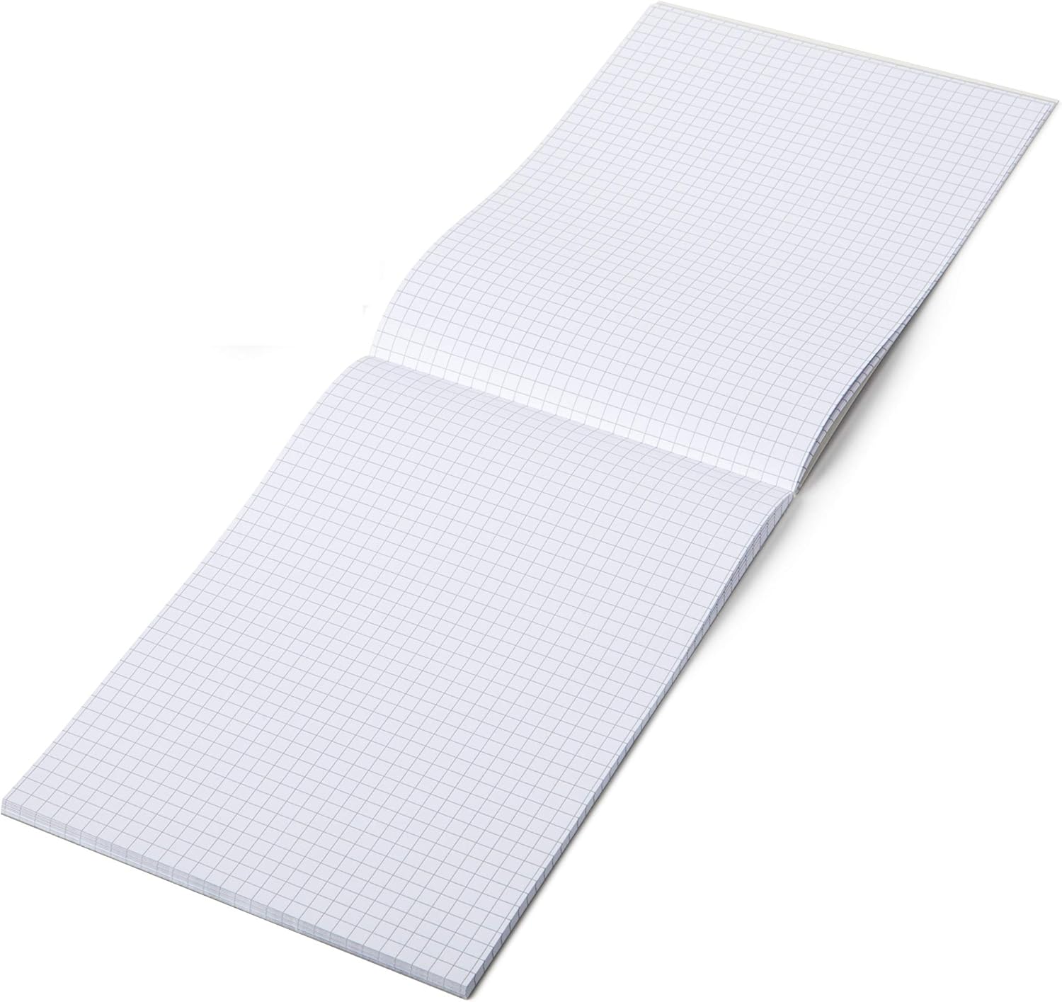 4 x A4 Squared Notebook/Letter Pad - 100 Sheets - Bantex Budget, blue - Image 5