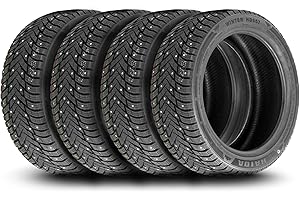 245/45R19 Haida HD657S Studded Winter 98T | Premium Winter Tire | Pre-Studded Snow Tire | 245/45R19 | 2454519 | 245 45 19 | (