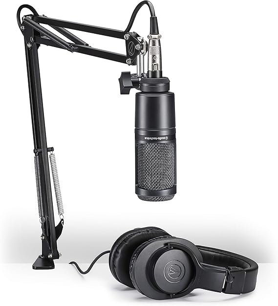 AudioTechnica AT2020 Cardioid Condenser Studio Microphone AT2020