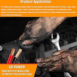 GS Power 100% Copper 10 AWG