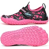 UBFEN Water Shoes for Kids Boys Girls Aqua Socks Barefoot Beach Sports Swim Pool Quick Dry Lightweight Toddler Little Big Kid